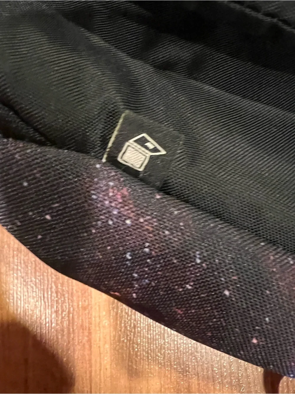 JanSport Galaxy Print Backpack - Black, Purple & Blue